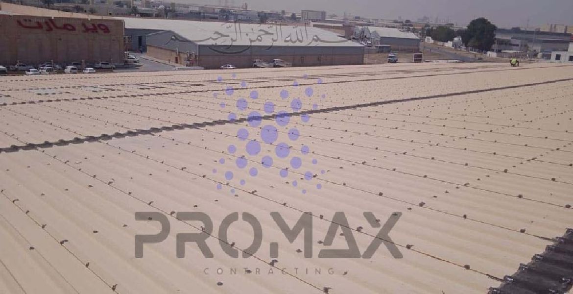 Lulu - metal roof waterproofing project by Promax in Dubai, UAE